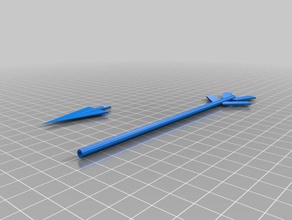 simple flecha 3d impresión 3d print model - Mito3D