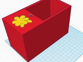 planta de la caja del monitor 3d impresión 3d print model - Mito3D