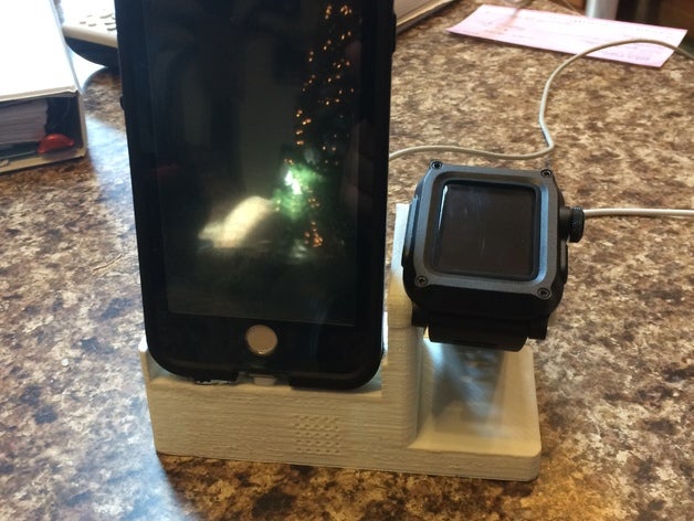 iphone 67 lifeproof stand apple watch de l'organisation 7 dock coque 3D print model - Mito3D