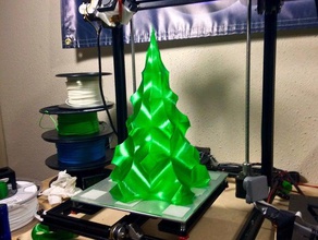 christmas tree now lamp base decor decoration holiday petg tannenbaum vase mode 3d print model - Mito3D
