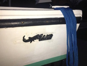 mako boat emblem signs logos boating 3d print model - Mito3D