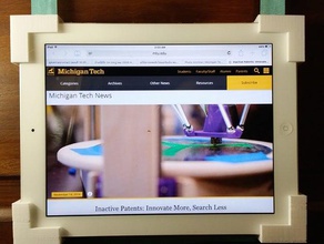 flexible tablet hanger other 3d print model - Mito3D