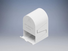 aa-Batterie-Halter mit Deckel - Organisation aa-Batterien 3d print model - Mito3D