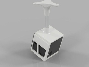 suporte de teto uo smartbeam laser office picoprojector projetor montagem 3d print model - Mito3D