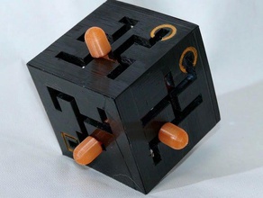 3d-labirinto puzzle 3d print model - Mito3D
