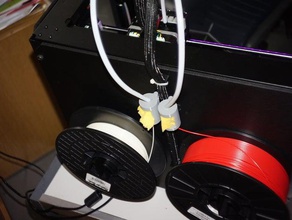 replicator 2x clip-on filamento del filtro per la polvere con una mano sola spugna di commutazione possibile 3d stampante accessori 3d print model - Mito3D