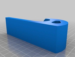 eşarp kanca ev özelleştirilmiş 3d print model - Mito3D