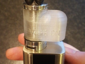 cleito xxltank eletrônica ecig ecigarette vape vaping 3d print model - Mito3D