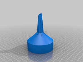 15ml glass bottle funnel household customized 3d print model - Mito3D