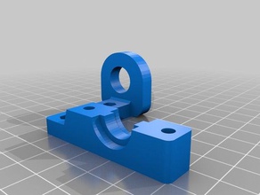 hexagon clamp tech2c body 3d printer parts 3d print model - Mito3D