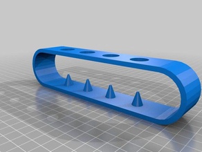 my customized toothbrush holder oral-b 4 holes bathroom 3d print model - Mito3D