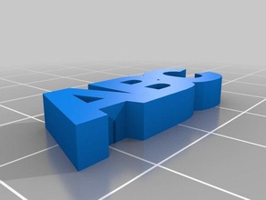 abc 3d impresión 3d print model - Mito3D