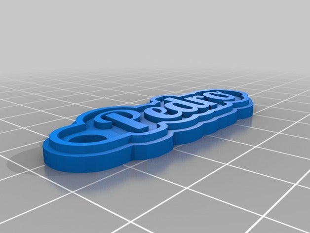 perdo porta chaves chaveiros personalizado 3D print model - Mito3D