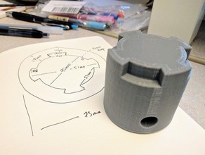 rain barrel screw plug tool hand tools 3d print model - Mito3D