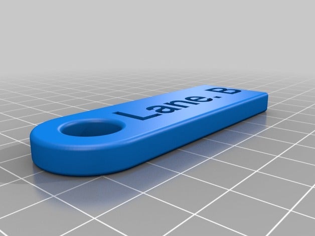 il mio personalizzato catena chiave accessori 3D print model - Mito3D