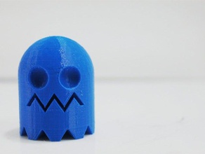 pac-man huyendo del fantasma video juegos arcade baja poli namco pacman juego 3d print model - Mito3D