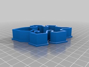 mc escher ispirato cookie cutter cucina pranzo mldteen unboundcookiecutter 3d print model - Mito3D