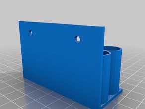 mini-Schraubendreher-Halter 2x5 Reihen-Wand-Berg tool Inhaber - Boxen angepasst 3d print model - Mito3D