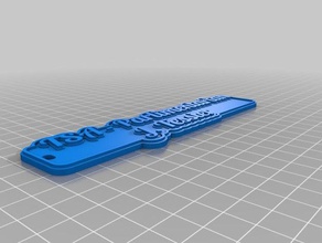 tsa tessier Schlüsselanhänger angepasst 3d print model - Mito3D