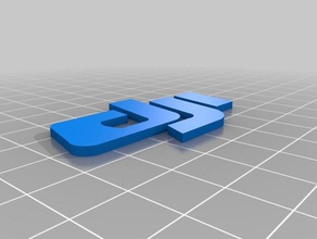 logo dji 3d stampanti 3d print model - Mito3D