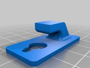 pequeno gancho universal do agregado familiar de parede 3d print model - Mito3D