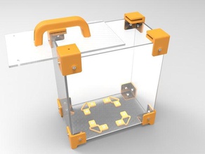portable de la boîte fabrikator mini 3d l'imprimante accessoires tinyboy 3d print model - Mito3D