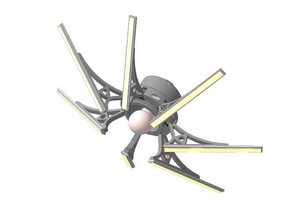 ombrello lampada concetto arredamento 3d print model - Mito3D