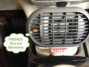 nissan leaf heater mount automotive addons diy economical improvement super mileage 3d print model - Mito3D