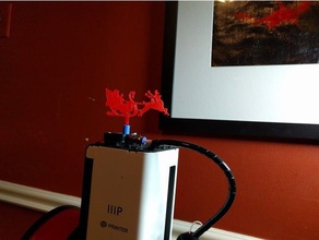 santa sleigh spinner mpsm 3d printer accessories extruder monoprice select mini 3d print model - Mito3D