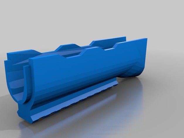 ak47 inferior ris de airsoft 3d la impresión accesorios 3D print model - Mito3D