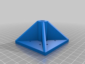 mi personalizados paramétrico de la fijación pata mesa -openscad diy 3d print model - Mito3D