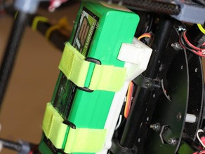libération rapide de la batterie titulaire bricolage multicopters 3d print model - Mito3D
