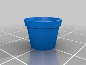 flower pot 3d printing 3d print model - Mito3D