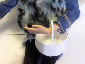 la cesta los juguetes juegos accesorios barbie cestas las muñecas de moda muebles almuerzo picnic mujer 3d print model - Mito3D