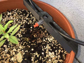 micro drip pot mount outdoor garden gardena irrigation