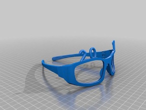 2017 gözlük aksesuarlar 1 yıl sonu Partisi kostüm kostümleri kılık değiştirme moda parti 3d print model - Mito3D