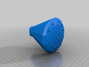 um pouco sobre o tamanho de cabeça chuveiro cruz bicos casa banho personalizado 3d print model - Mito3D