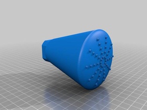 my customized shower head customizeable bathroom 3d print model - Mito3D