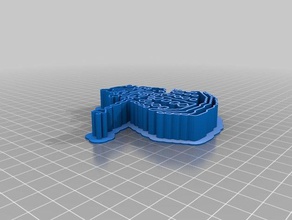 dalek minha imagem personalizada com base cortador de cookie a cozinha jantar 3d print model - Mito3D