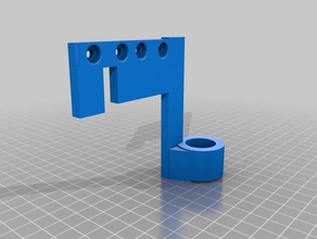 hictop mounting bracket inductive sensor arm 3d printer parts calibration prusa i3 3d print model - Mito3D