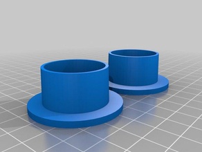 my customized parametric filament spool bushing 3d printer parts 3d print model - Mito3D