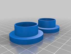 il mio personalizzato parametrico filamento di spool boccola 3d la stampante parti 3d print model - Mito3D