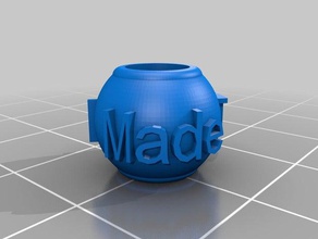 mi personalizar la pulsera del encanto joyería 3d print model - Mito3D