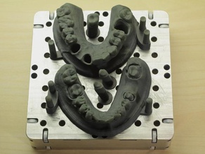 dental-Modell-antagonist drei Zähne remixed Biologie 3d print model - Mito3D