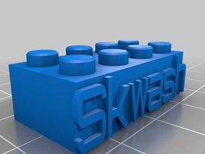 skwashlego inşaat oyuncaklar özelleştirilmiş 3d print model - Mito3D