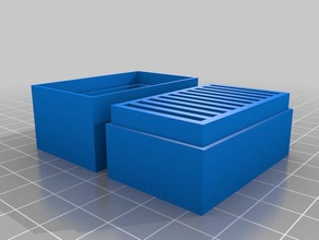 il mio personalizzato parametrico sd card box computer 3d print model - Mito3D