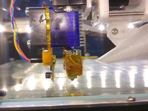 dc42 ır sensörü mount e3d Volkan yazıcı parçalar freecad yarattı fan monte edin 3d print model - Mito3D