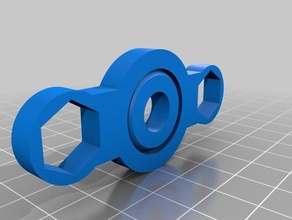 bearingless fidget spinner remix mecánica los juguetes juguete rodamiento 3d print model - Mito3D