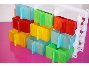 click box containers customizable customizer drawer openscad organizer 3d print model - Mito3D