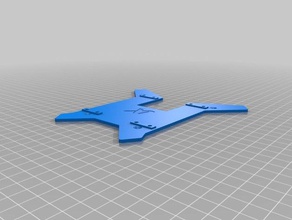 xaircraft xcope top-Platte schiene tarot-Größe hobby gimbal stella superx 3d print model - Mito3D